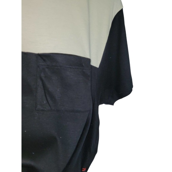 La Ligne New York Size XL Ivory/Black Color blocked High-Low T shirt Top Blouse - Picture 3 of 10